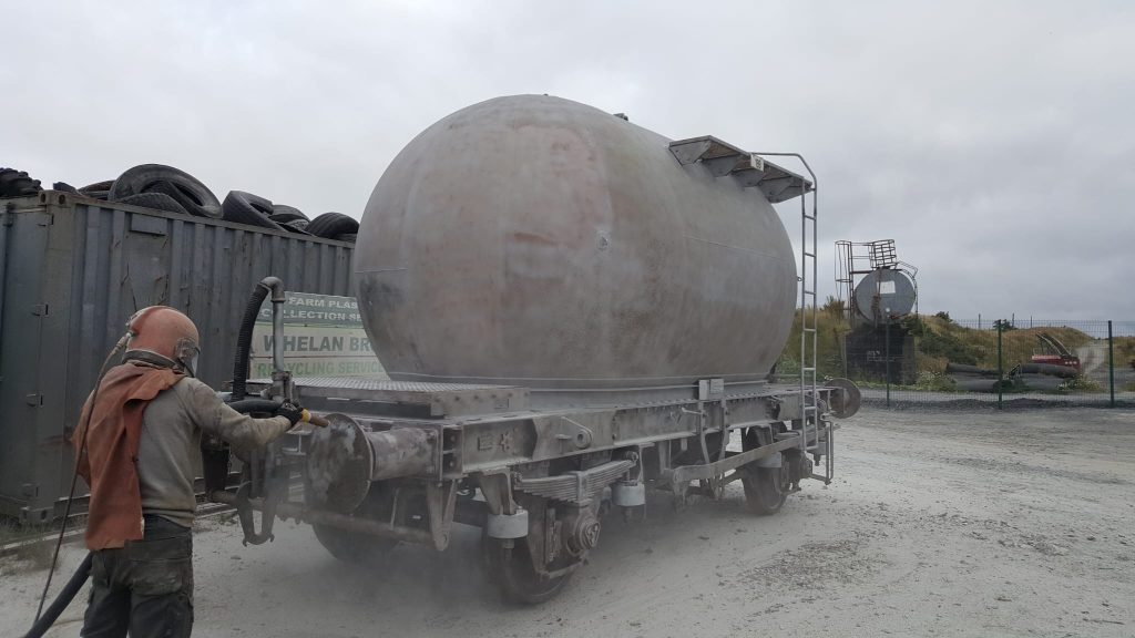 sandblasting